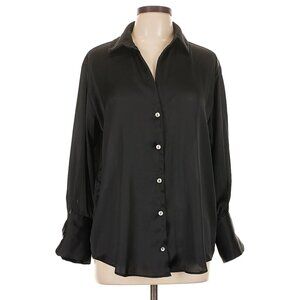 ZARA Black L Long sleeve blouse